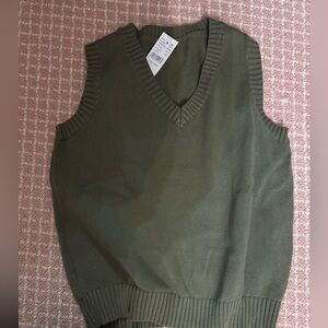 NWT Brandy Melville Green Knit Vest